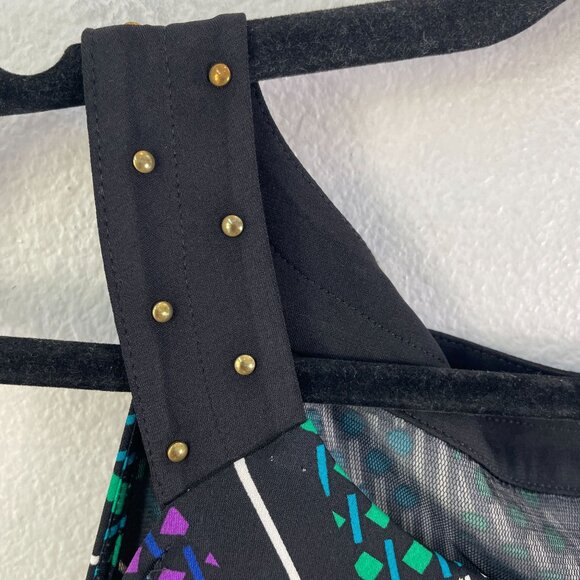 Calvin Klein Womens Plus 3X Sleeveless Chevron Maxi Dress ASO TV - Picture 8 of 12